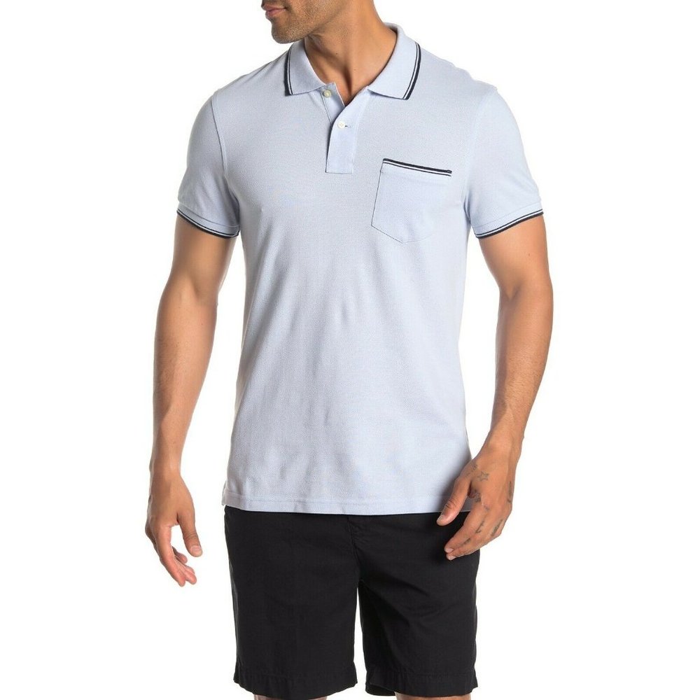 J. Crew Tipped Pique Polo Shirt- Size X-Large